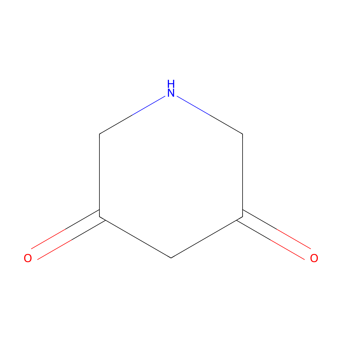 Piperidine-3,5-dione molecular structure, CAS 769070-04-4