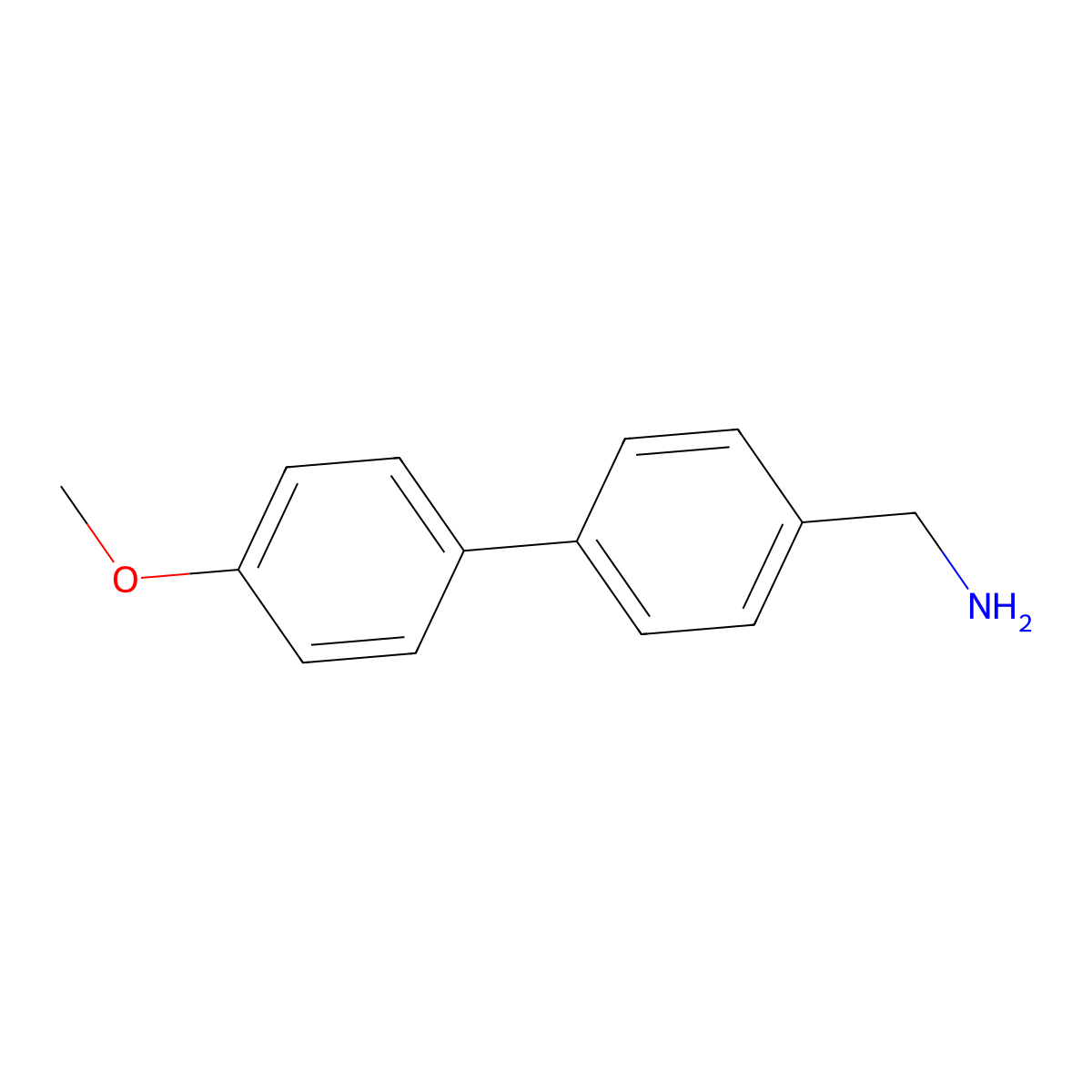 [4-(4-Methoxyphenyl)phenyl]methanamine molecular structure, CAS 769073-20-3