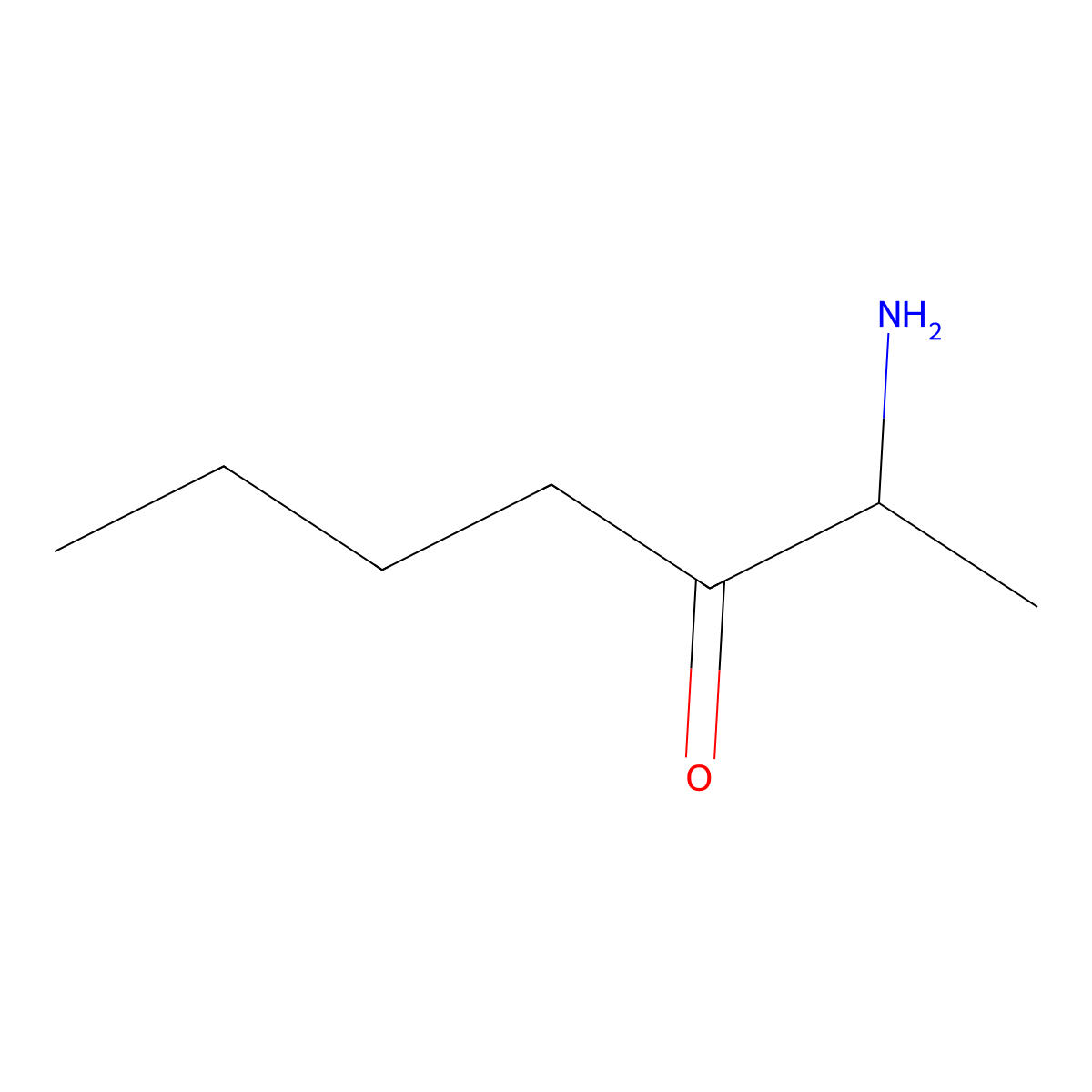2-Aminoheptan-3-one molecular structure, CAS 769100-44-9