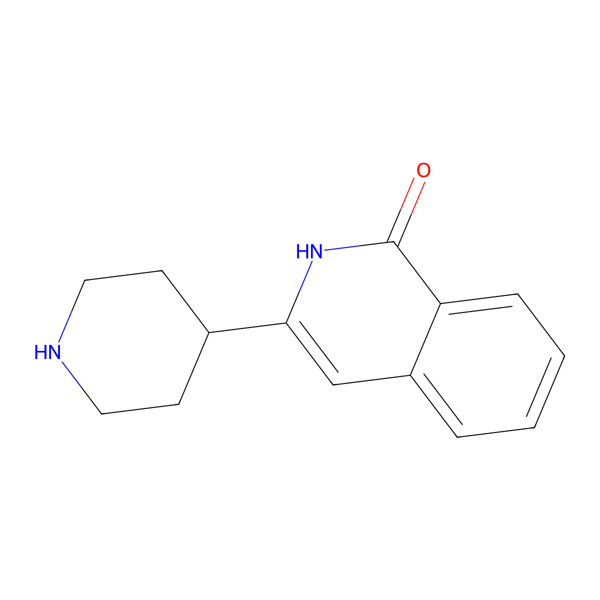 3-(Piperidin-4-yl)-1,2-dihydroisoquinolin-1-one molecular structure, CAS 769114-73-0