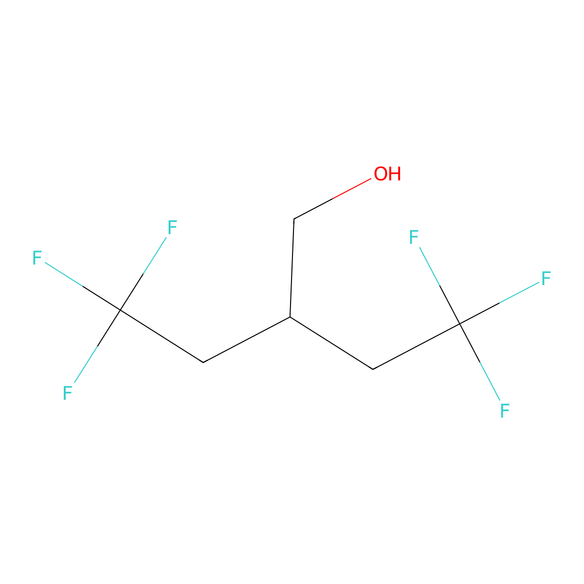 4,4,4-Trifluoro-2-(2,2,2-trifluoroethyl)butan-1-ol molecular structure, CAS 769169-73-5