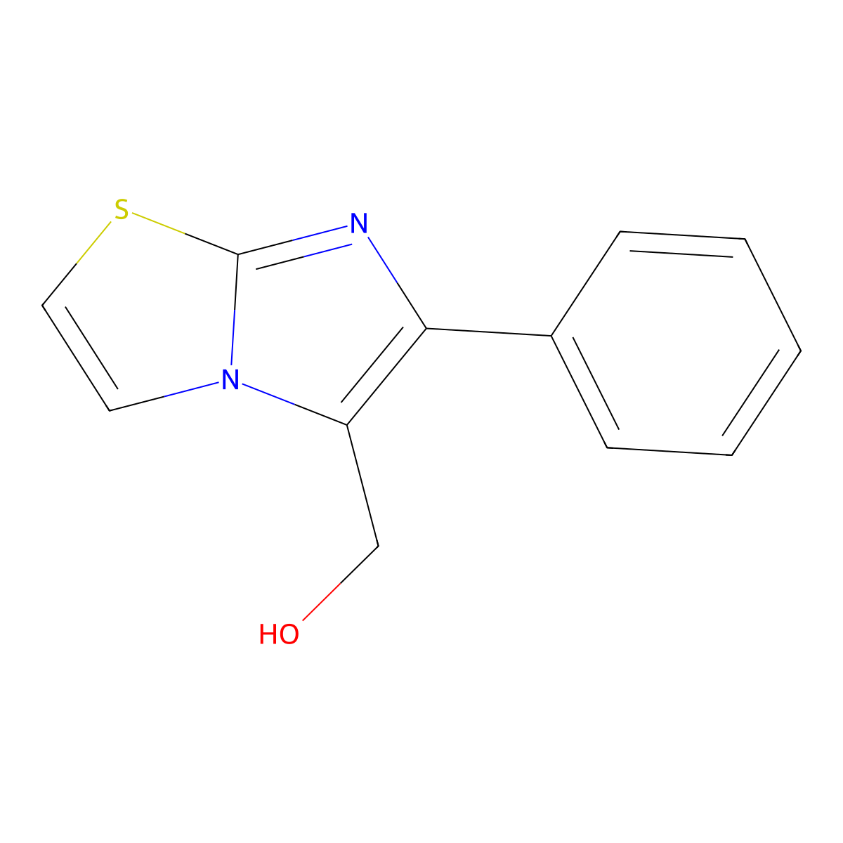 (6-Phenylimidazo[2,1-b][1,3]thiazol-5-yl)methanol molecular structure, CAS 76919-41-0