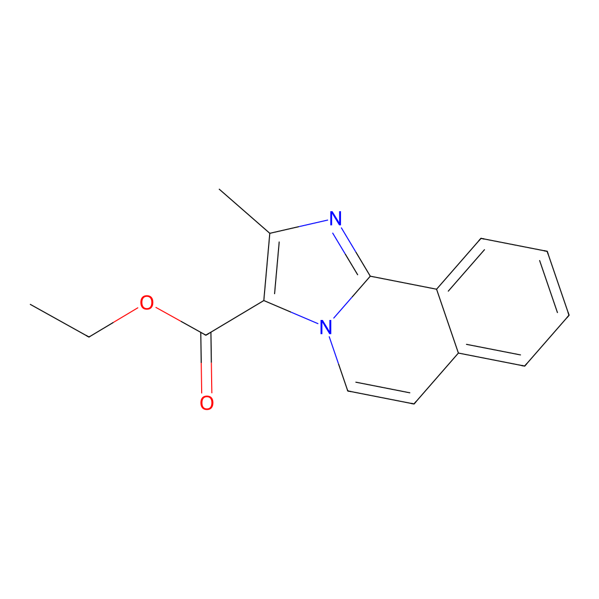 Ethyl 2-methylimidazo[2,1-a]isoquinoline-3-carboxylate molecular structure, CAS 76920-97-3