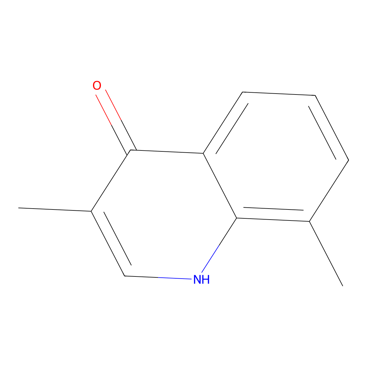 3,8-Dimethylquinolin-4-ol molecular structure, CAS 76925-53-6