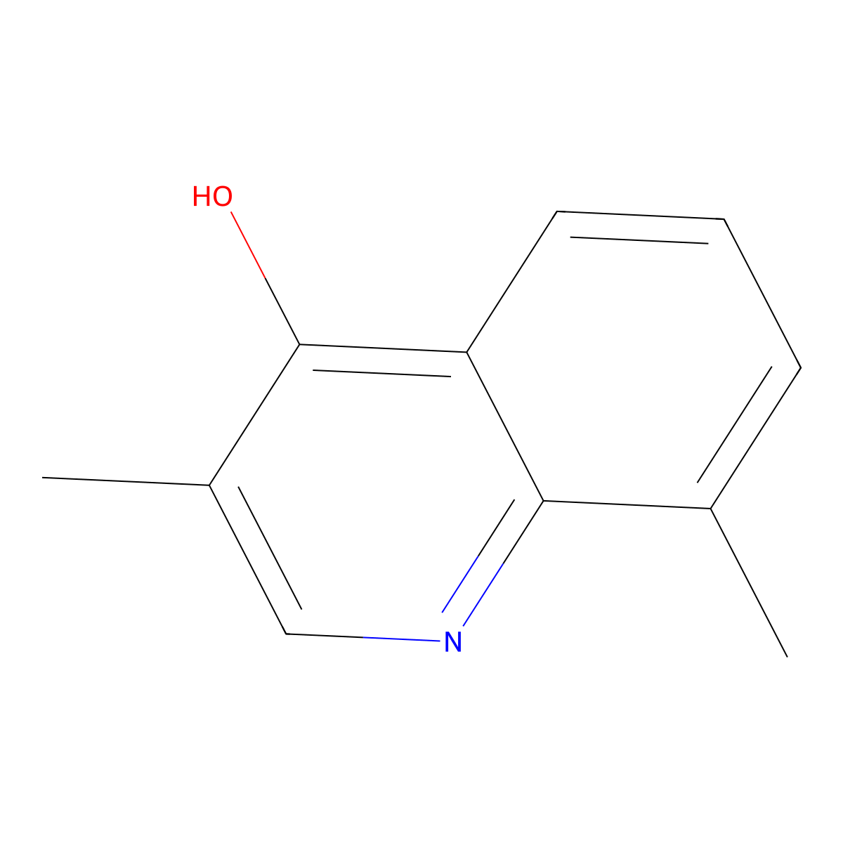 3,8-Dimethylquinolin-4-ol molecular structure, CAS 76925-53-6