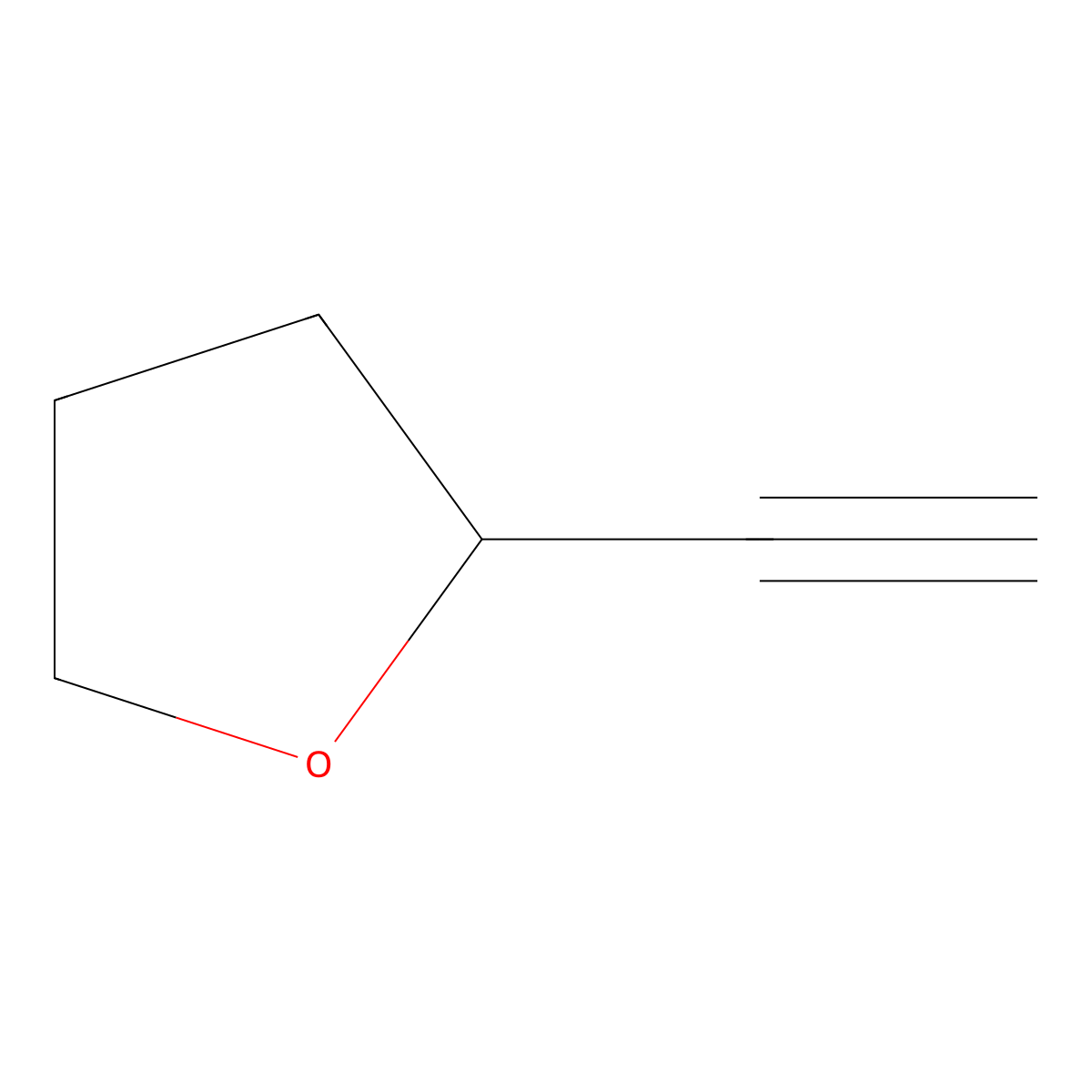 2-Ethynyloxolane molecular structure, CAS 76928-54-6