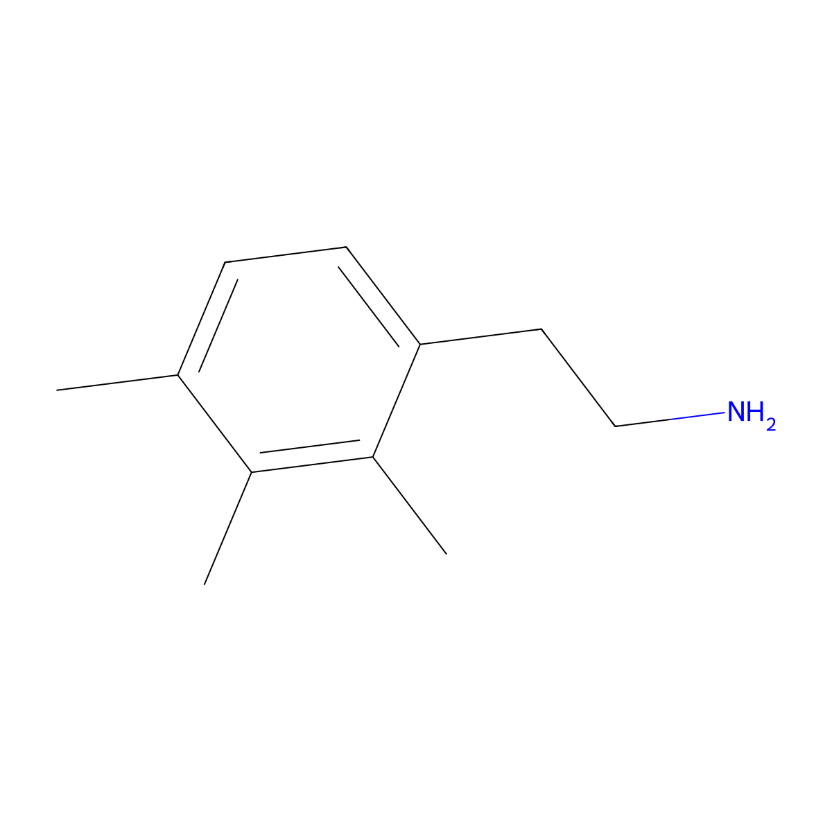 2,3,4-Trimethylbenzeneethanamine molecular structure, CAS 76935-62-1
