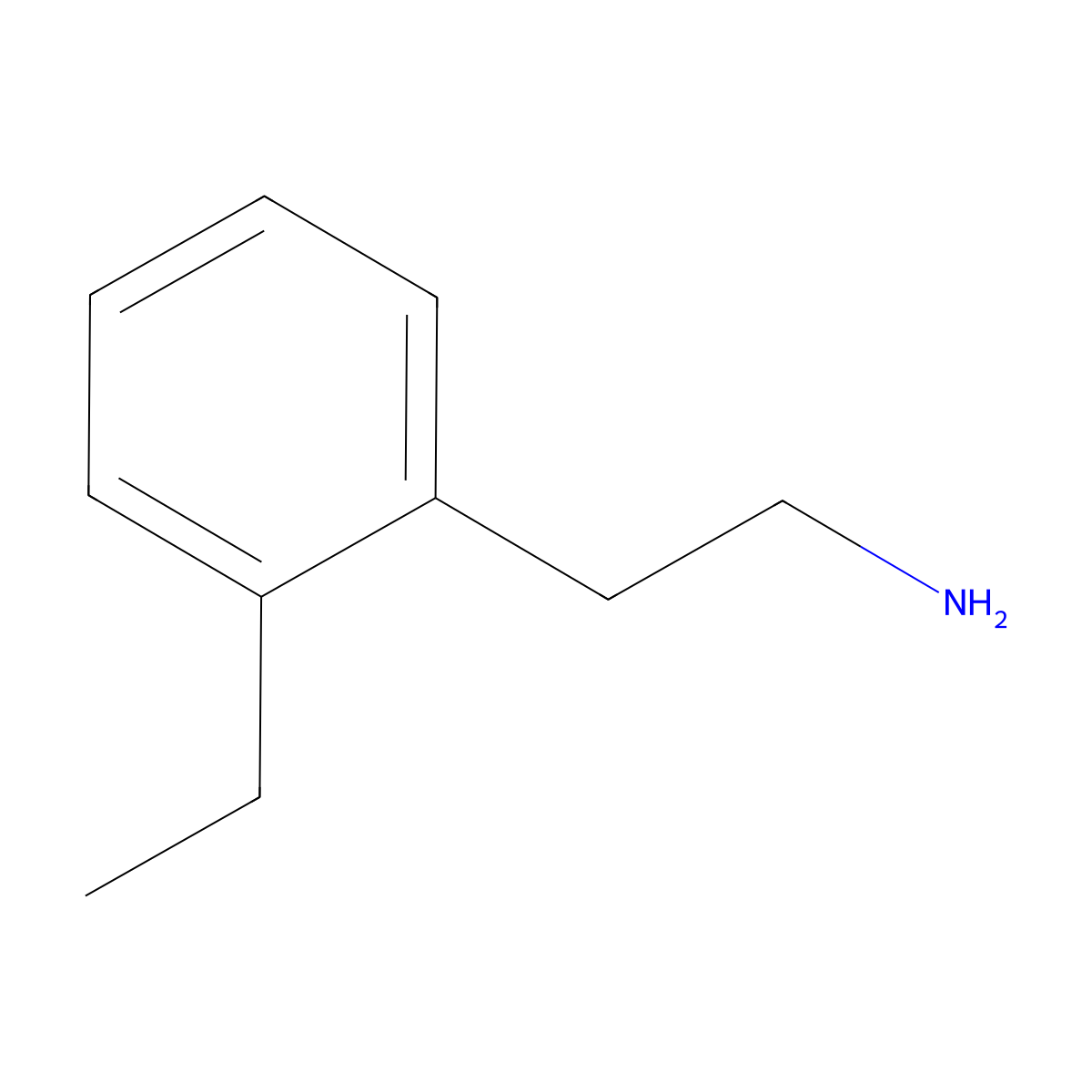 2-(2-Ethylphenyl)ethan-1-amine molecular structure, CAS 76935-71-2