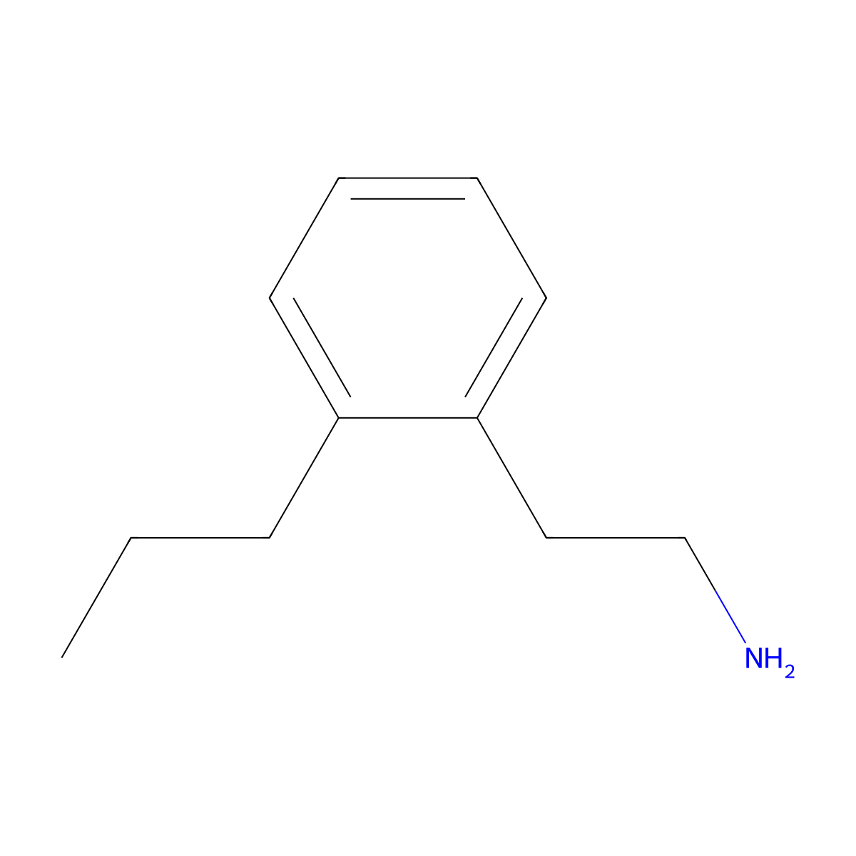 2-(2-Propylphenyl)ethan-1-amine molecular structure, CAS 76935-72-3