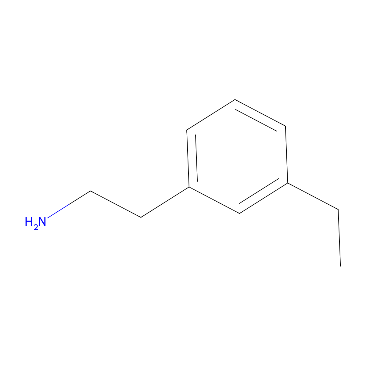 2-(3-Ethylphenyl)ethanamine molecular structure, CAS 76935-73-4