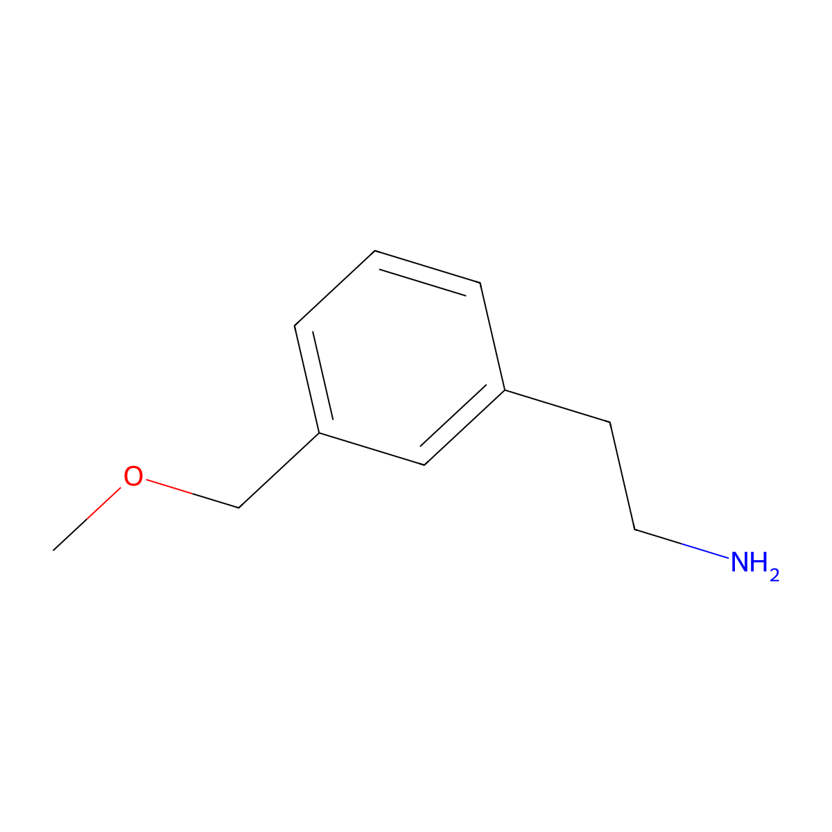 2-[3-(Methoxymethyl)phenyl]ethan-1-amine molecular structure, CAS 76935-77-8