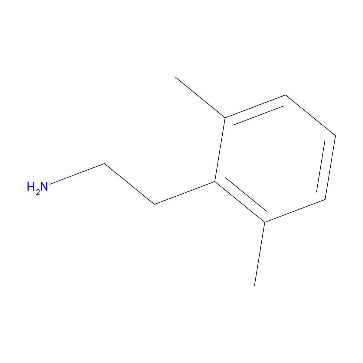 2-(2,6-Dimethylphenyl)ethan-1-amine molecular structure, CAS 76935-78-9