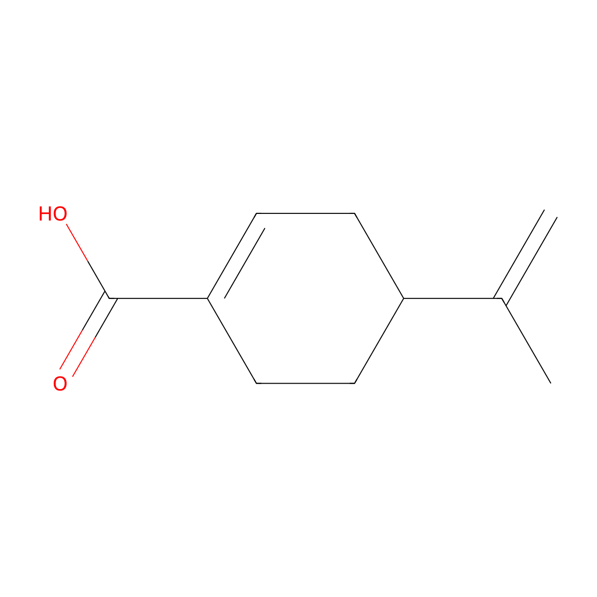 Perillic Acid molecular structure, CAS 7694-45-3