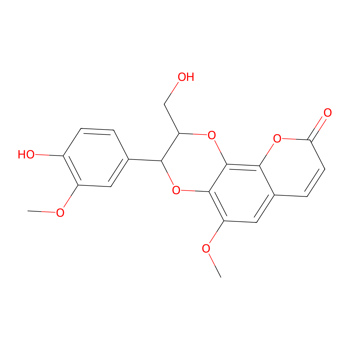 Cleomiscosin A molecular structure, CAS 76948-72-6