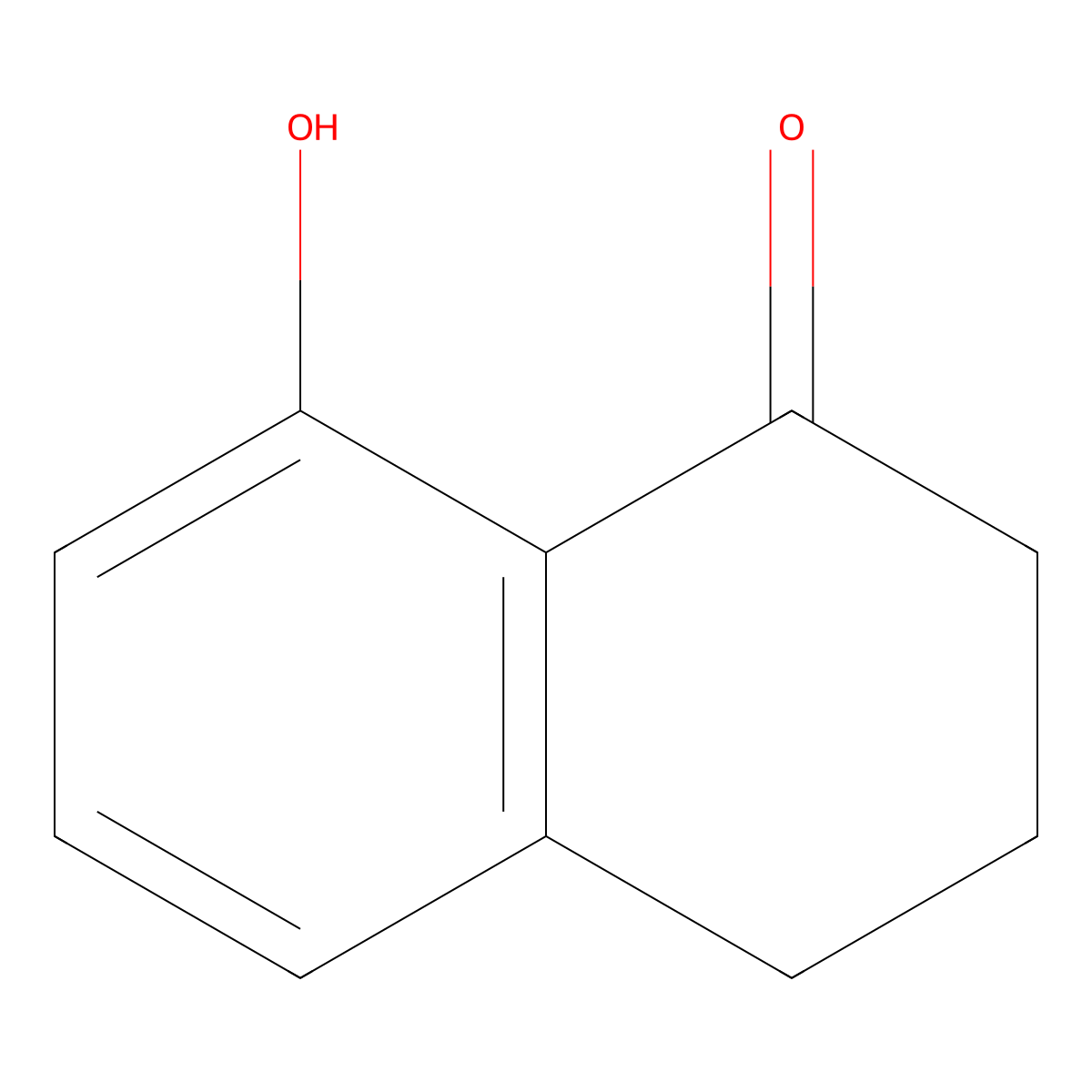 8-Hydroxy-3,4-dihydronaphthalen-1(2h)-one molecular structure, CAS 7695-47-8