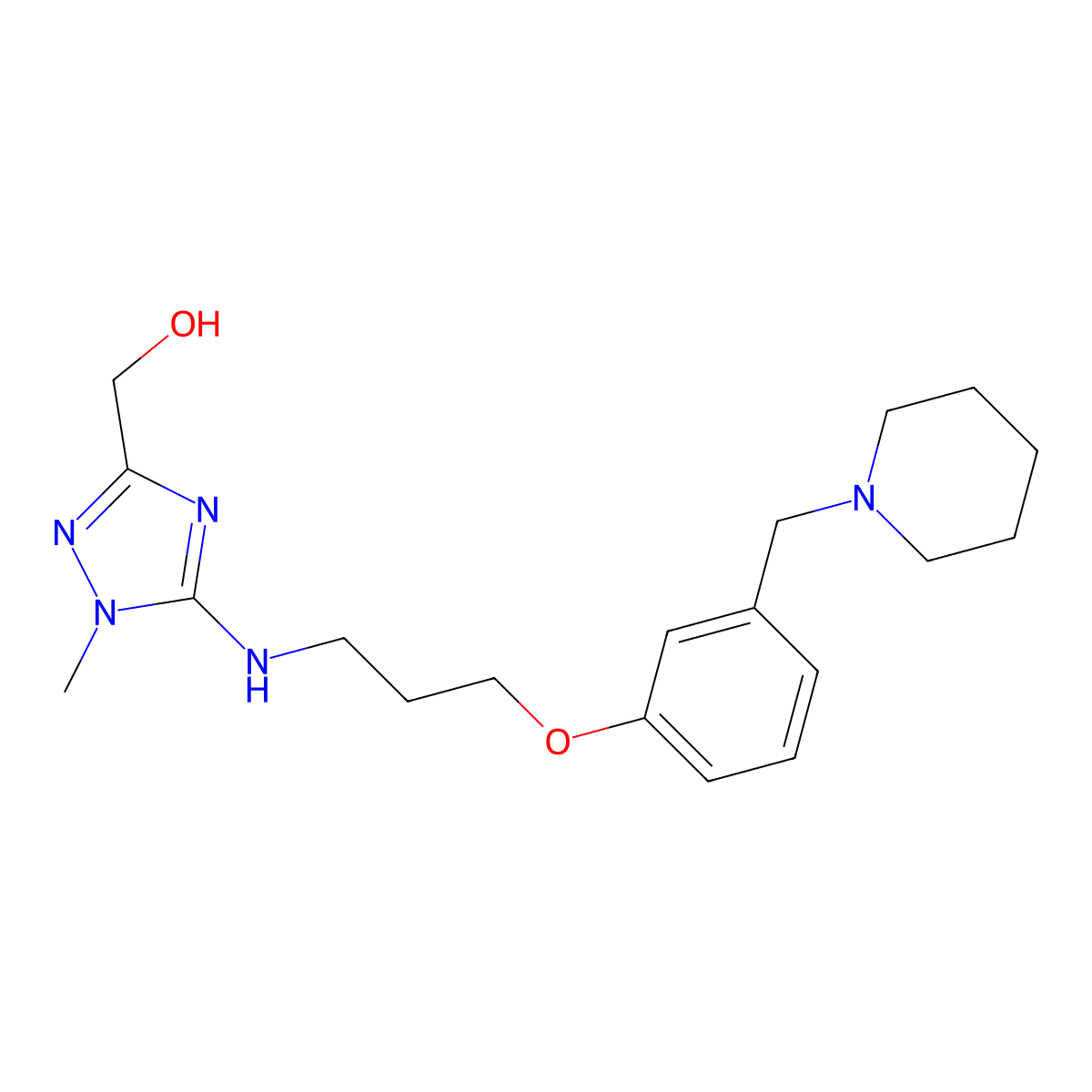 Loxtidine molecular structure, CAS 76956-02-0