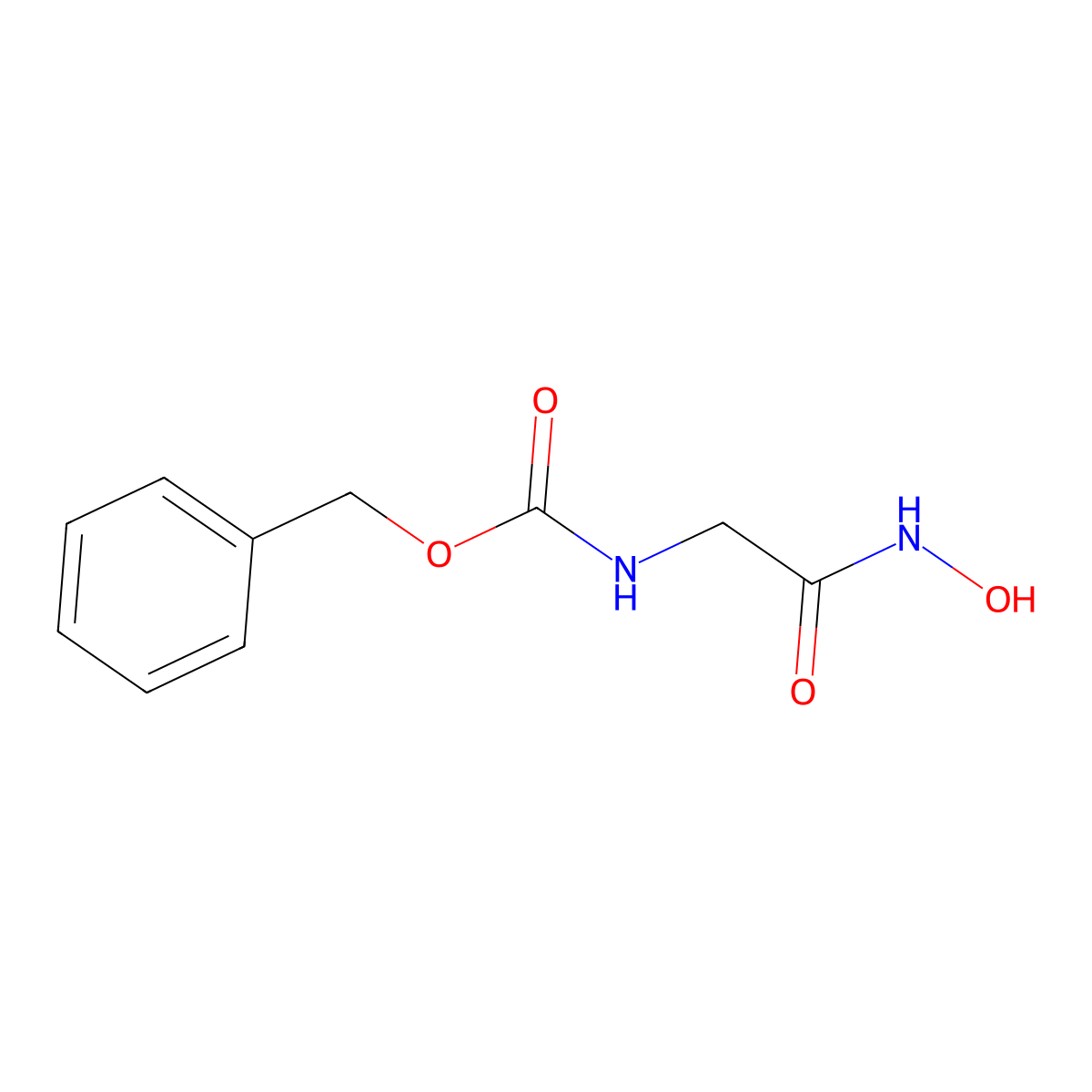 benzyl N-[(hydroxycarbamoyl)methyl]carbamate molecular structure, CAS 76960-28-6