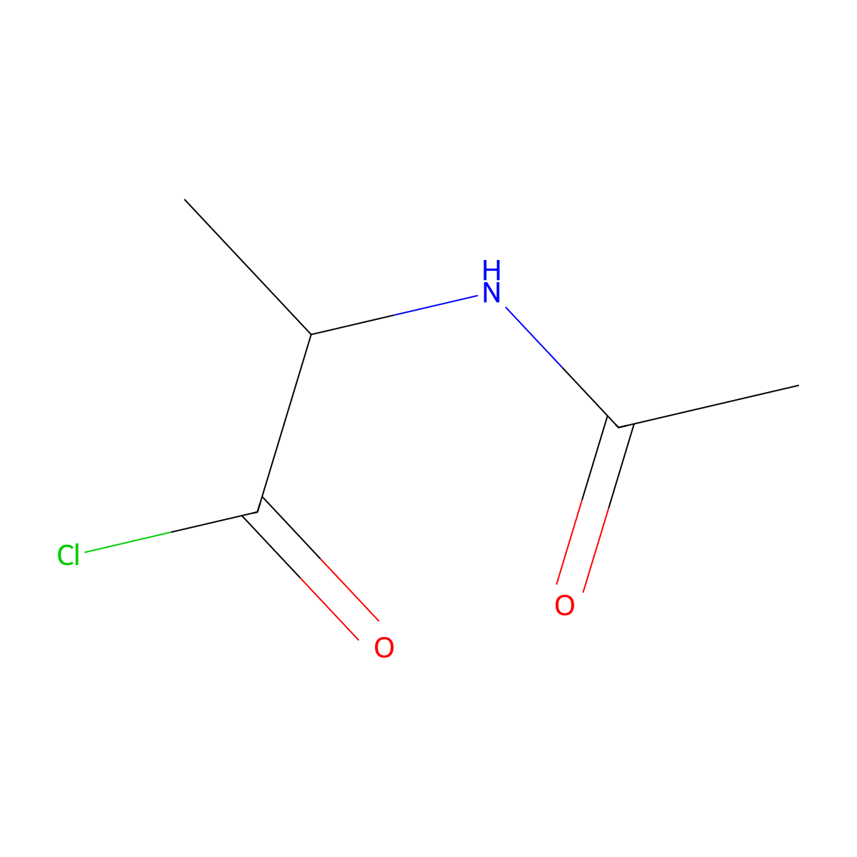 (2S)-2-(Acetylamino)propionic acid chloride molecular structure, CAS 76965-63-4