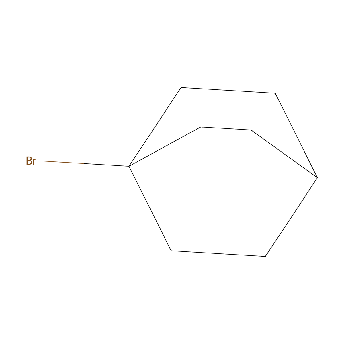 1-Bromobicyclo(2.2.2)octane molecular structure, CAS 7697-09-8