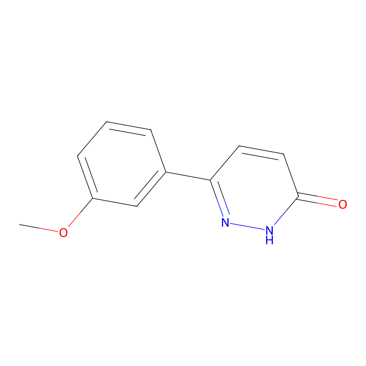 6-(3-Methoxyphenyl)pyridazin-3-ol molecular structure, CAS 76970-15-5