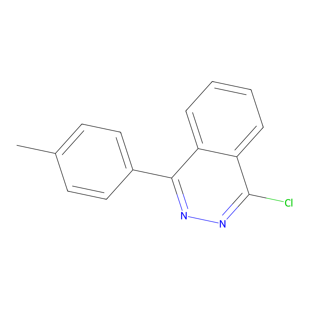 1-Chloro-4-(4-methylphenyl)phthalazine molecular structure, CAS 76972-35-5