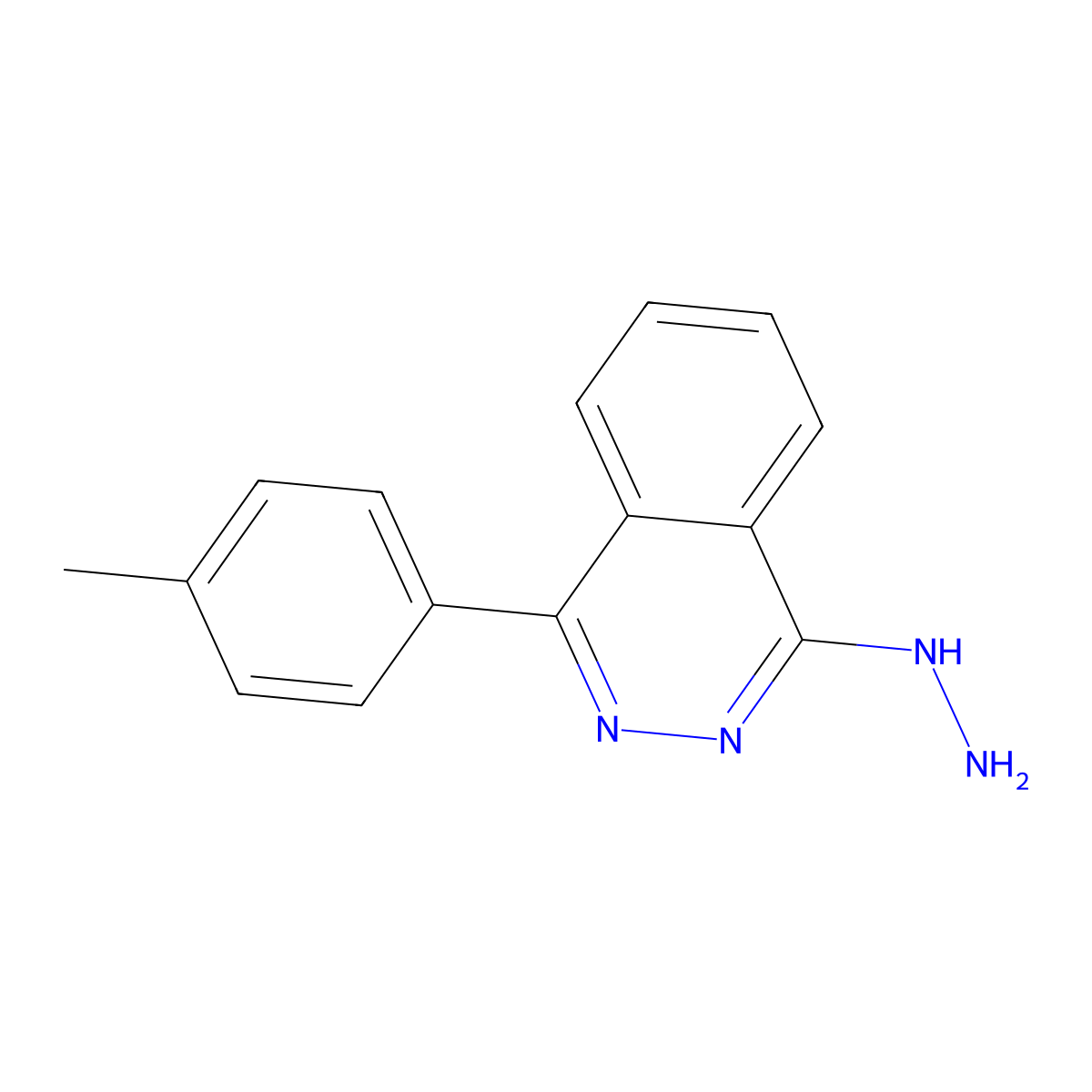 [4-(4-Methylphenyl)phthalazin-1-yl]hydrazine molecular structure, CAS 76972-85-5
