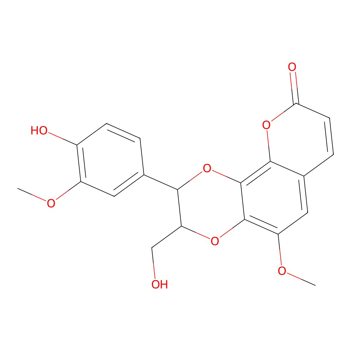 Cleomiscosin B molecular structure, CAS 76985-93-8