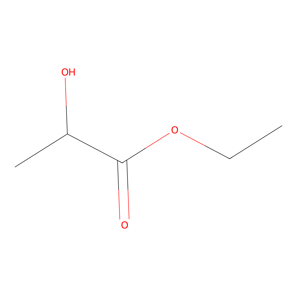 ethyl (2R)-2-hydroxypropanoate molecular structure, CAS 7699-00-5