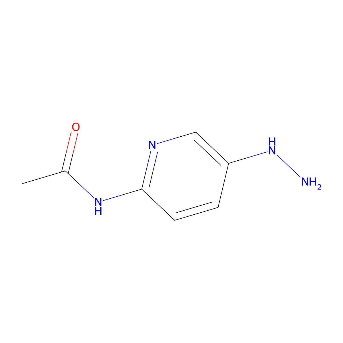 N-(5-Hydrazinylpyridin-2-YL)acetamide molecular structure, CAS 769912-56-3