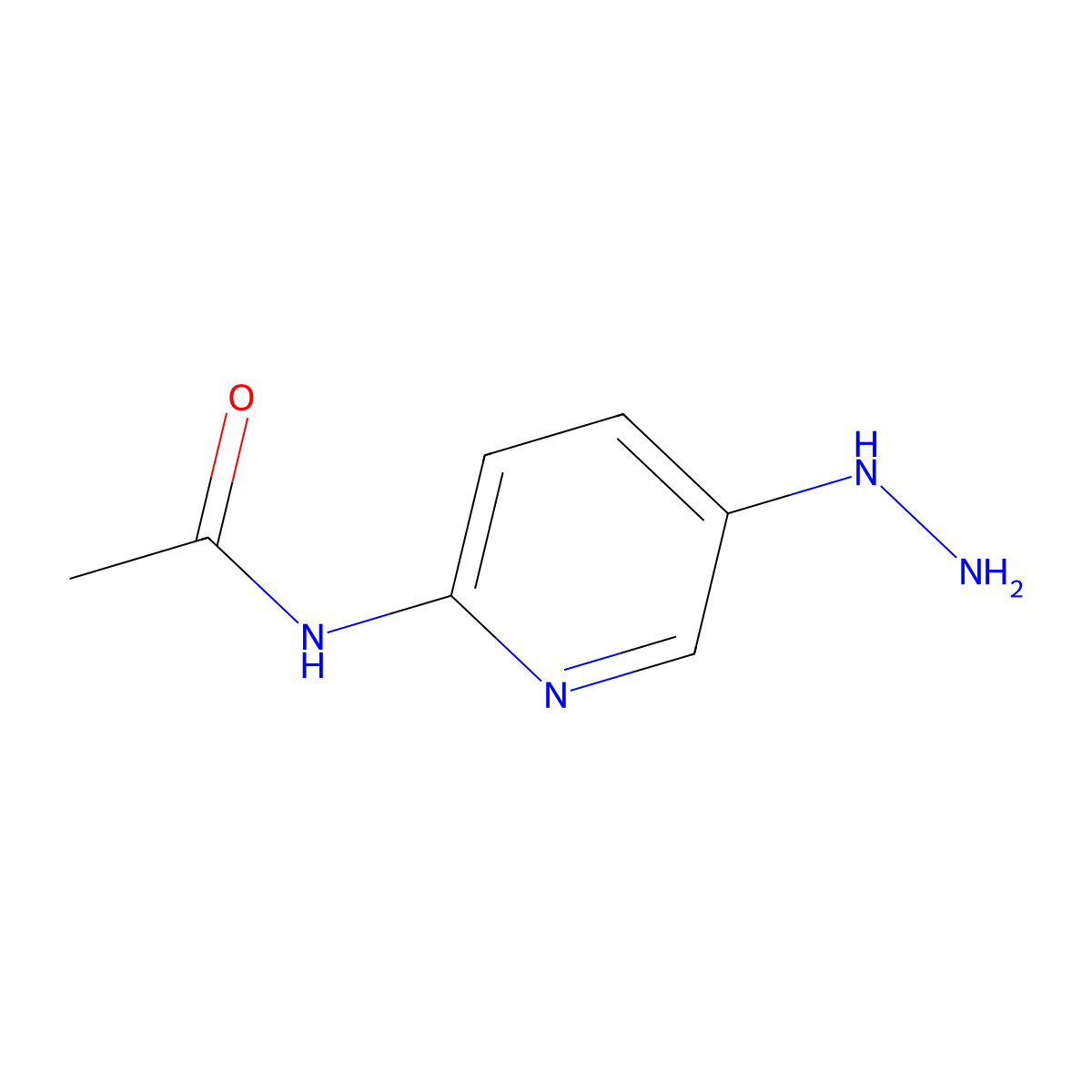 N-(5-Hydrazinylpyridin-2-YL)acetamide molecular structure, CAS 769912-56-3