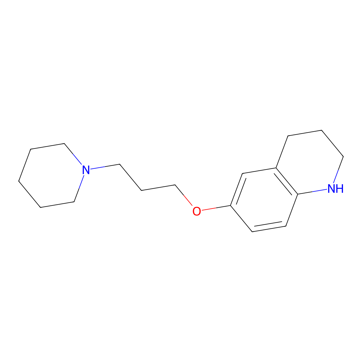 6-(3-(Piperidin-1-yl)propoxy)-1,2,3,4-tetrahydroquinoline molecular structure, CAS 769920-49-2