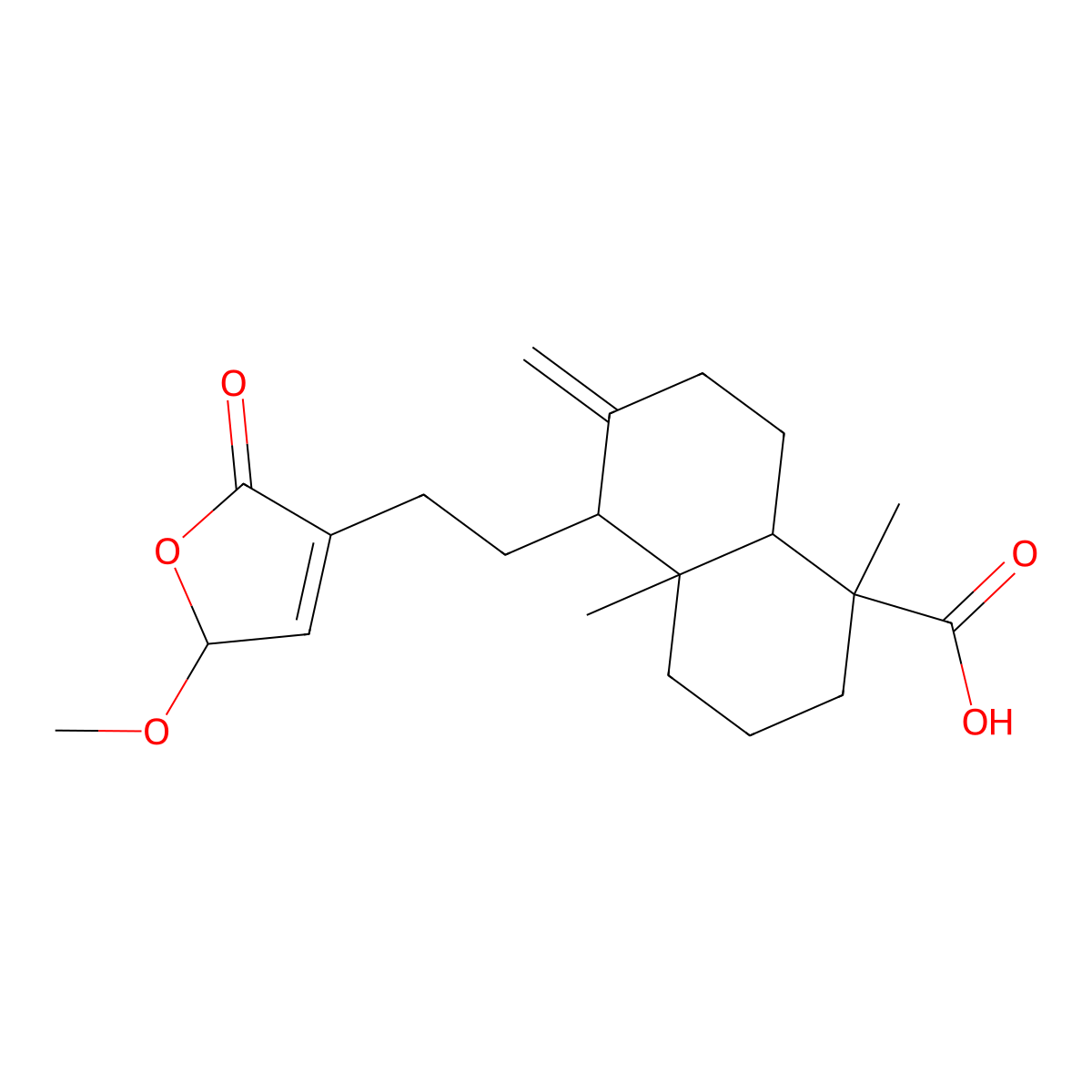 15-Methoxypinusolidic acid molecular structure, CAS 769928-72-5