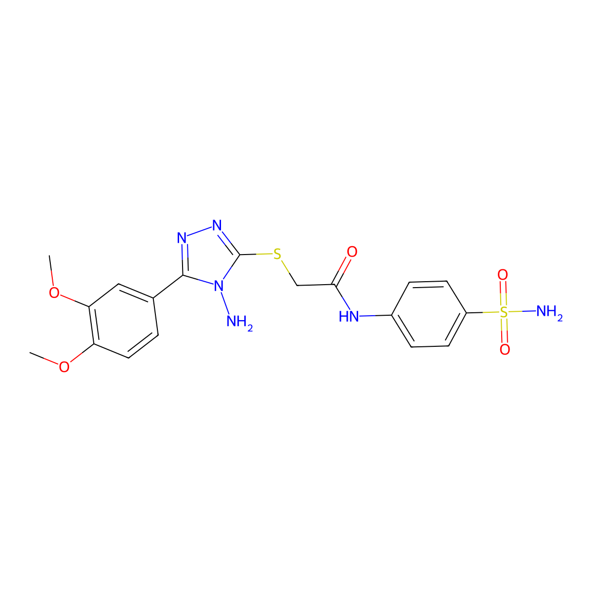 C18H20N6O5S2 molecular structure, CAS 769929-37-5