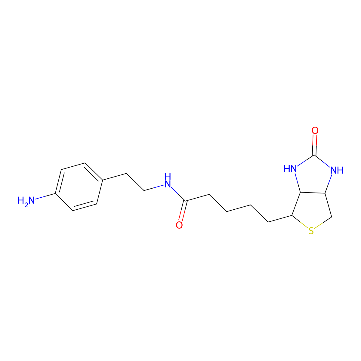 Biotin-Aniline molecular structure, CAS 769933-15-5