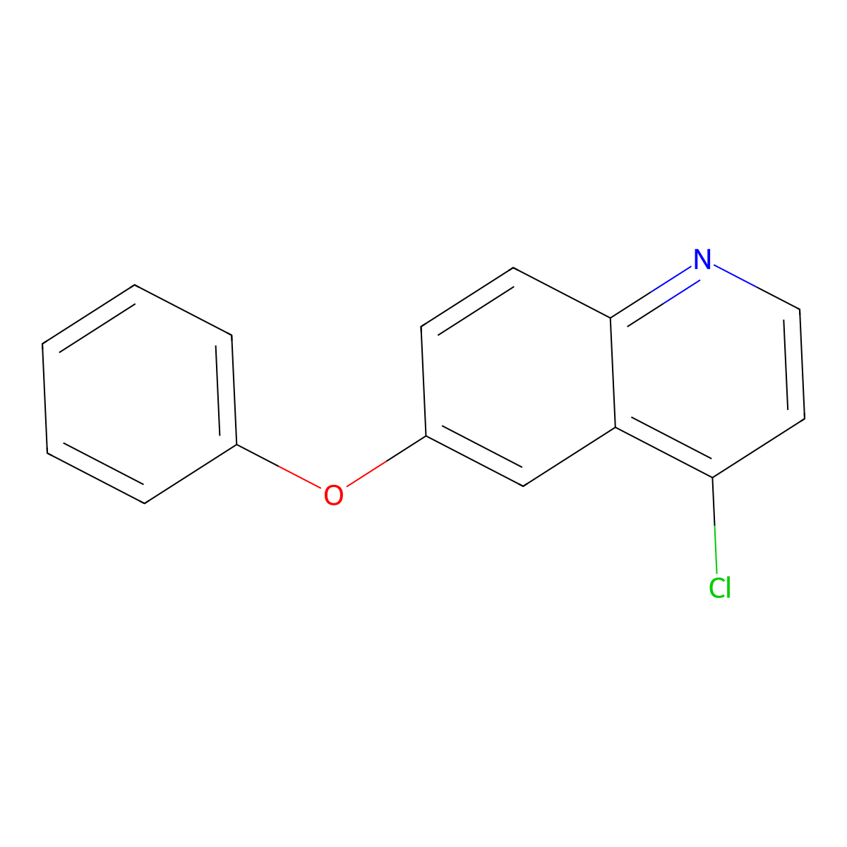 4-Chloro-6-phenoxyquinoline molecular structure, CAS 769952-75-2