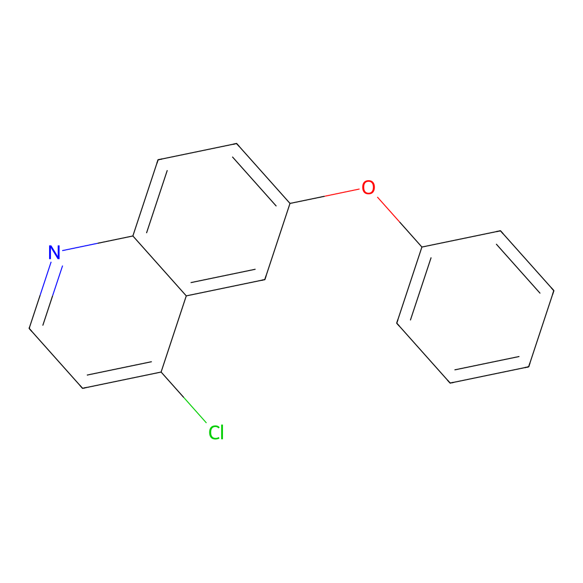 4-Chloro-6-phenoxyquinoline molecular structure, CAS 769952-75-2
