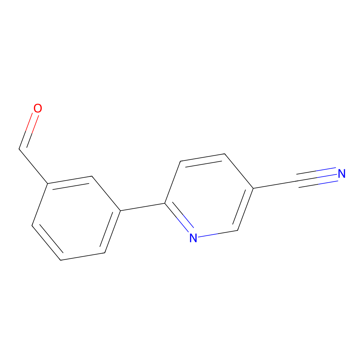6-(3-Formylphenyl)nicotinonitrile molecular structure, CAS 769972-01-2