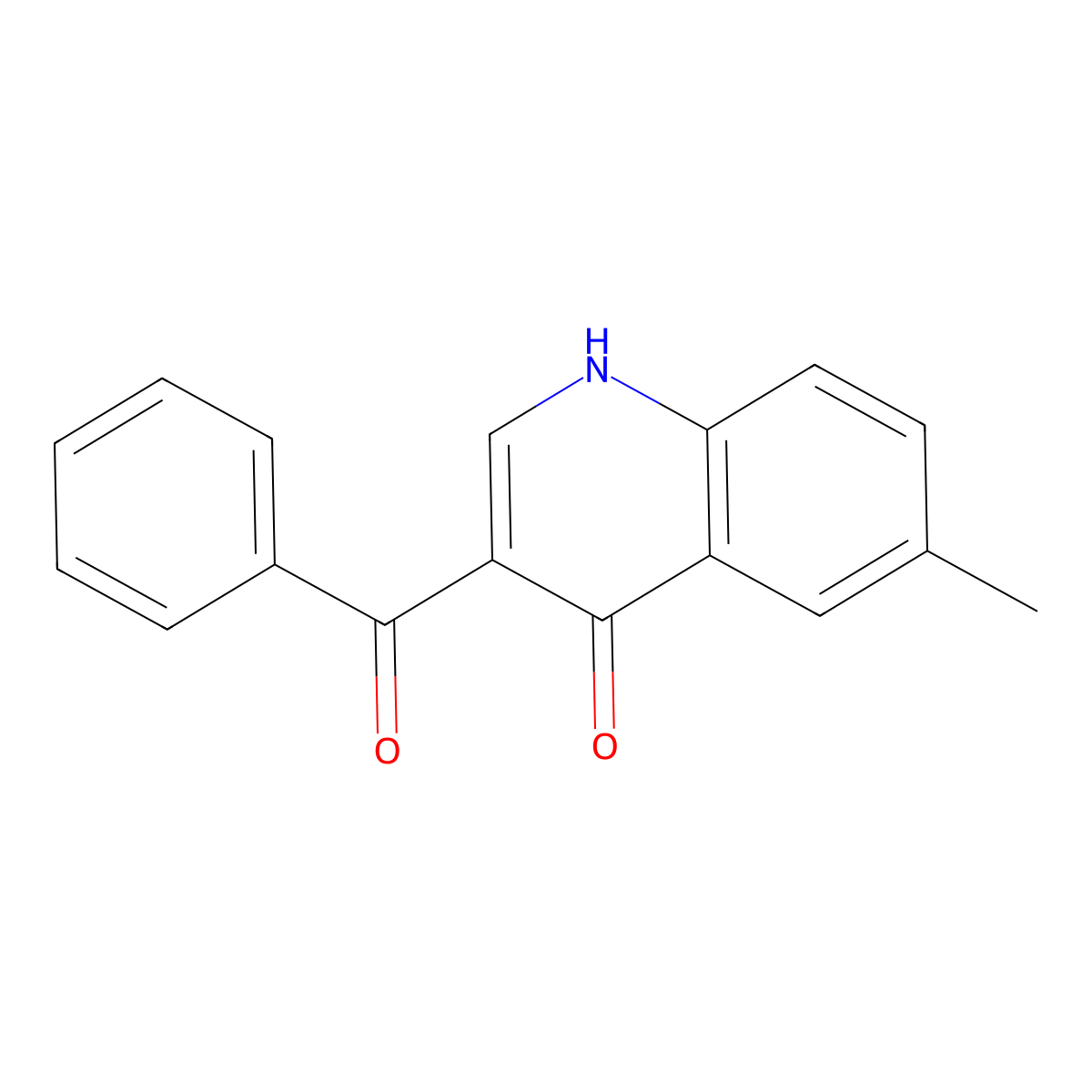 6-methyl-3-(phenylcarbonyl)quinolin-4(1H)-one molecular structure, CAS 769972-62-5