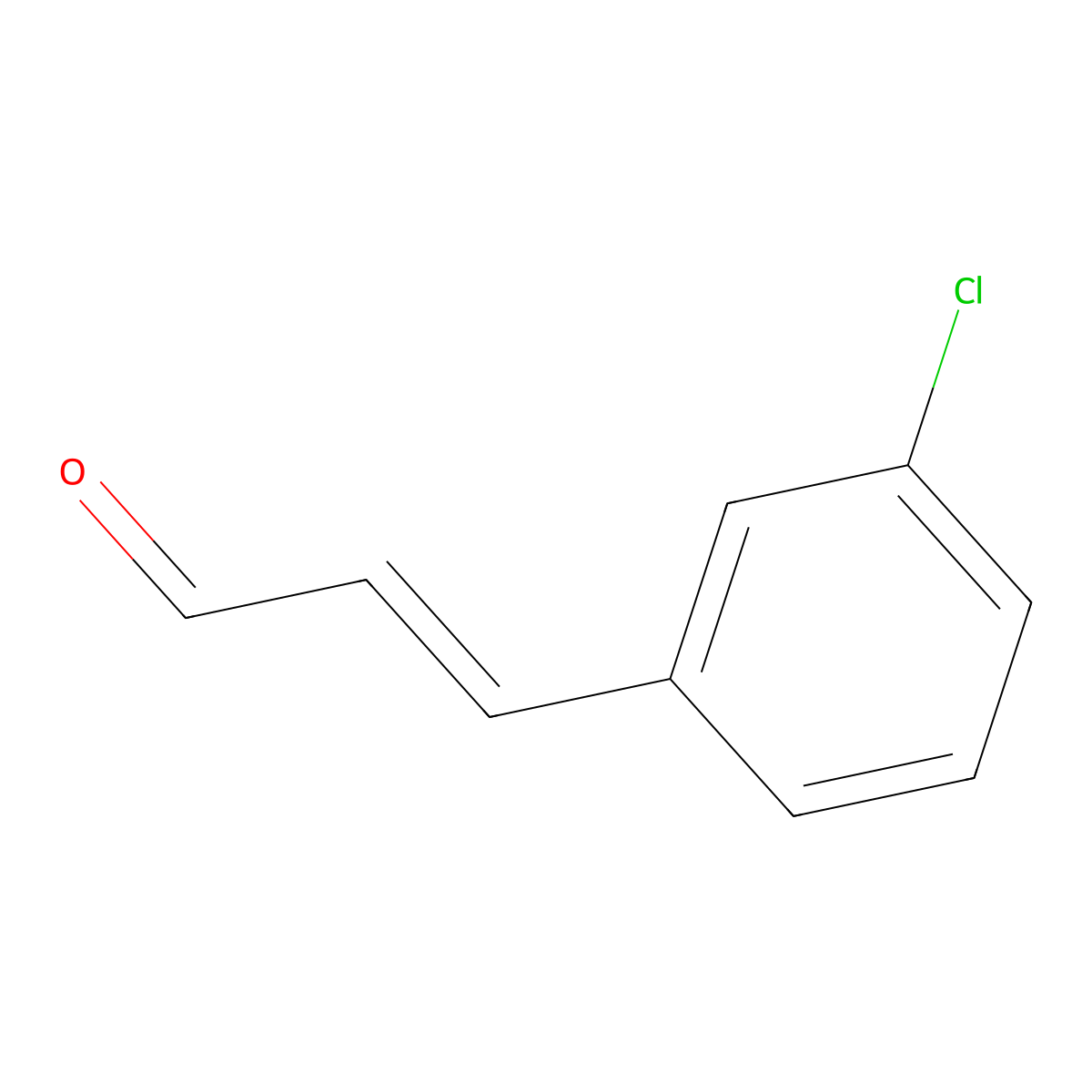 3-(3-Chlorophenyl)prop-2-enal molecular structure, CAS 770-23-0