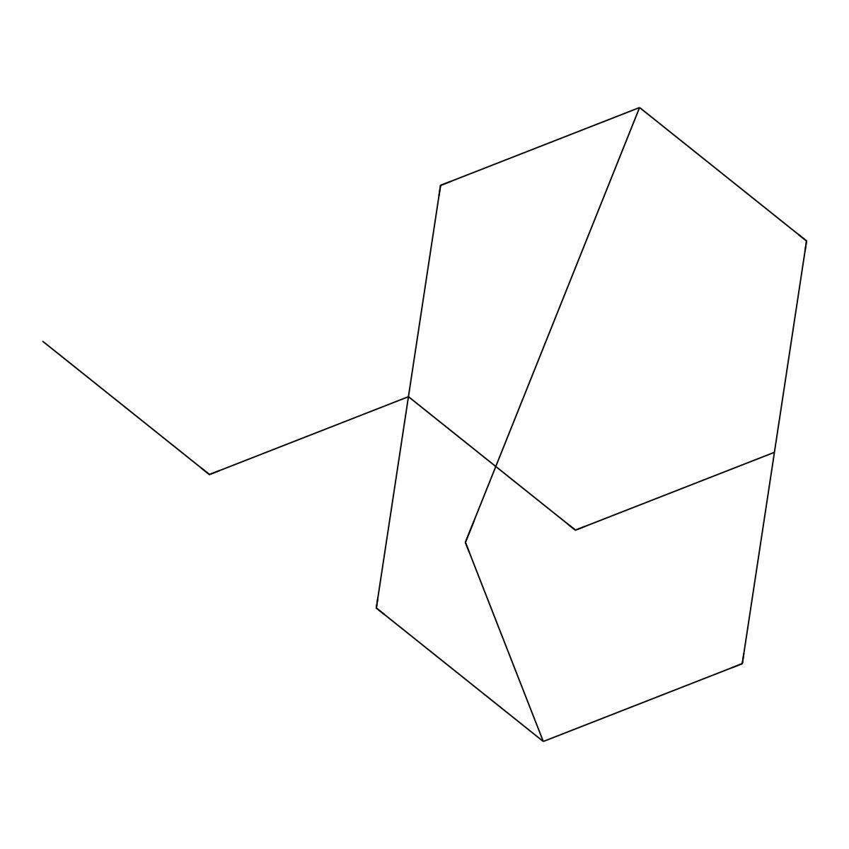 1-Ethyladamantane molecular structure, CAS 770-69-4