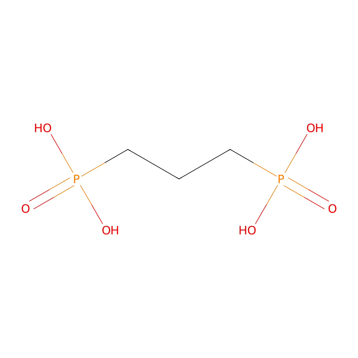 1,3-Propylenediphosphonic Acid molecular structure, CAS 7702-51-4