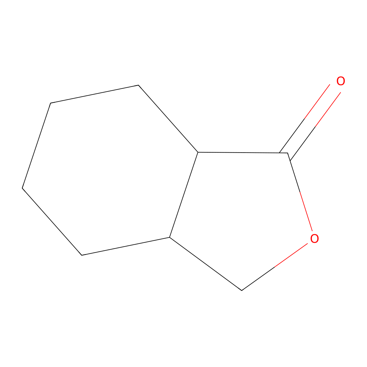 Hexahydrophthalide molecular structure, CAS 7702-72-9