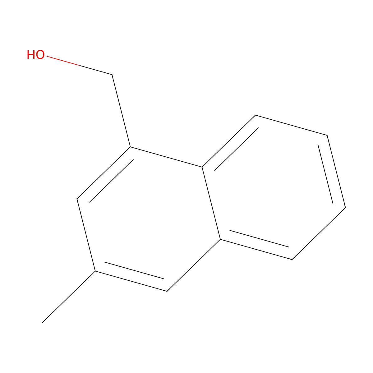 (3-Methyl-naphthalen-1-yl)-methanol molecular structure, CAS 77028-93-4