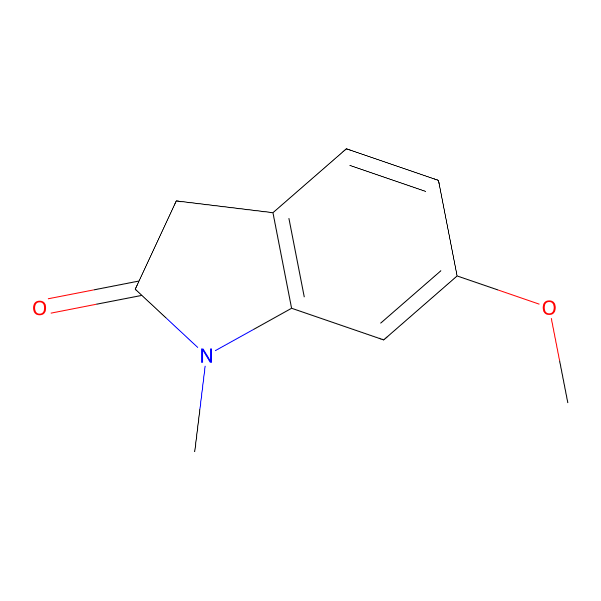 6-Methoxy-1-methylindolin-2-one molecular structure, CAS 7703-91-5