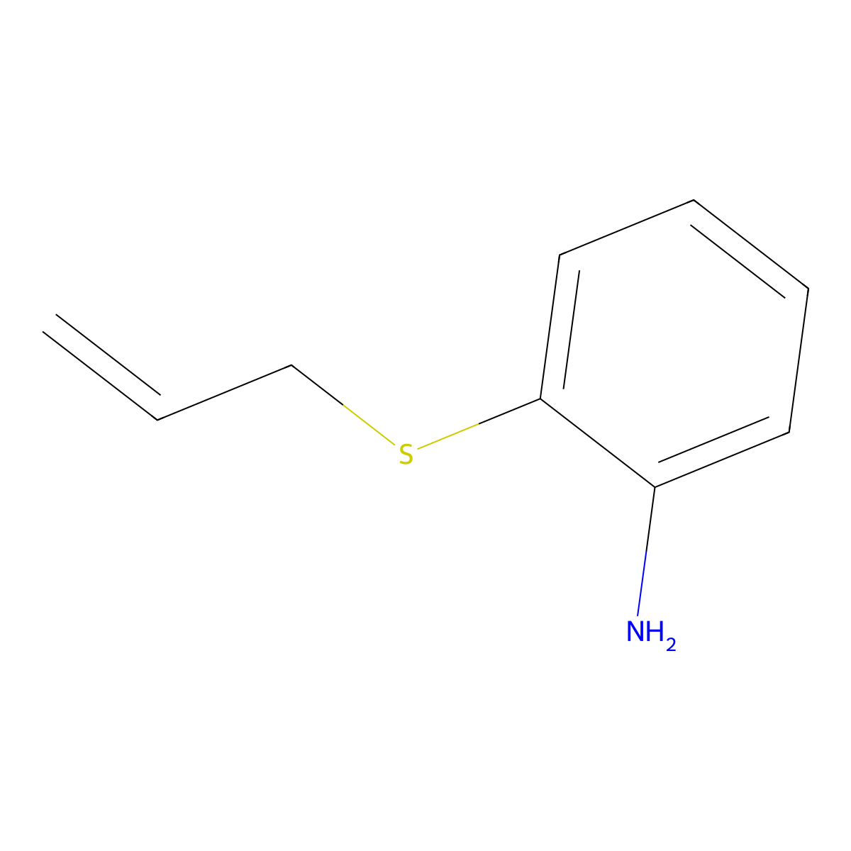 2-(Allylthio)aniline molecular structure, CAS 77053-20-4
