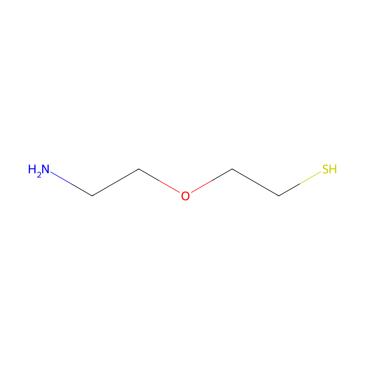 2-(2-Aminoethoxy)ethane-1-thiol molecular structure, CAS 770678-17-6