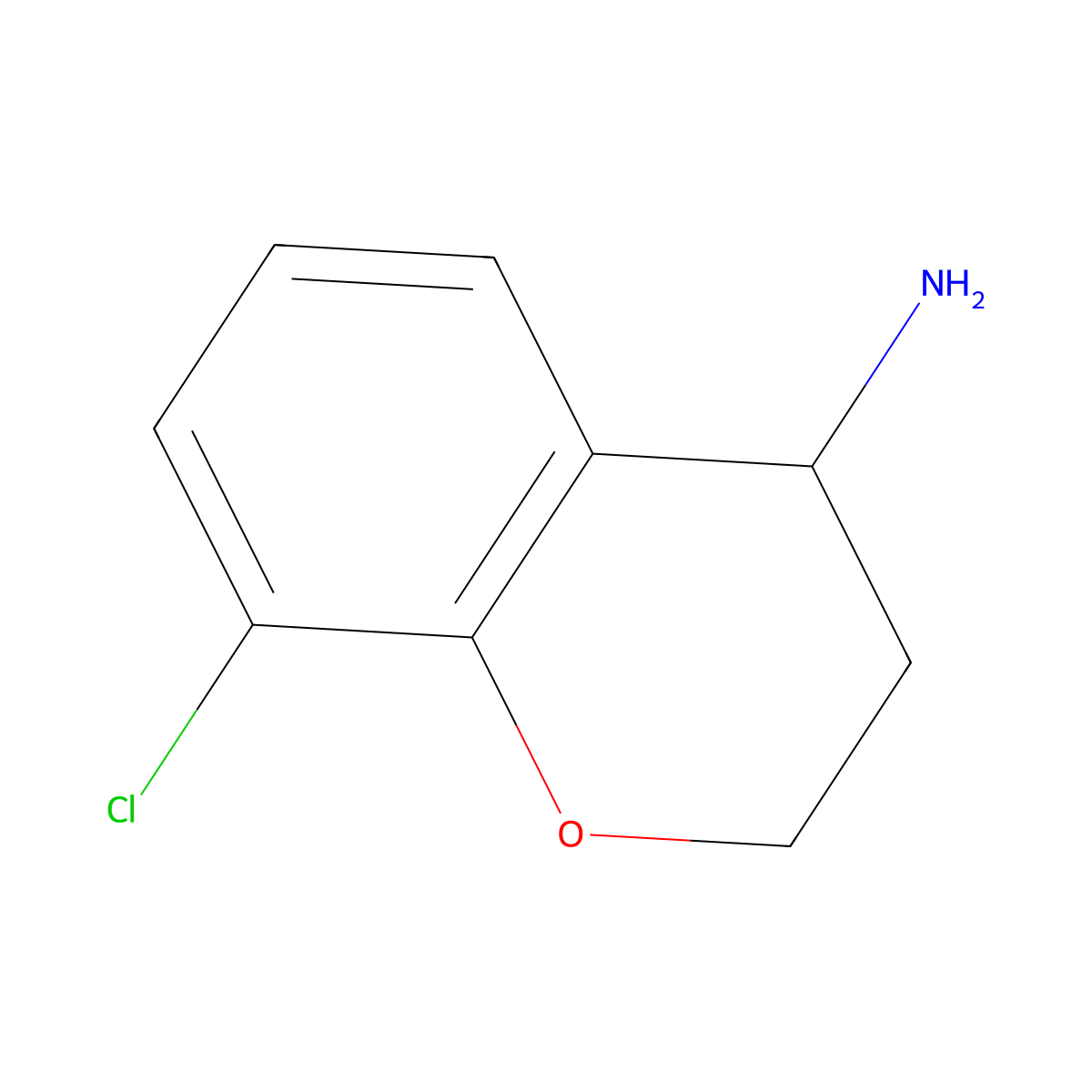 8-Chlorochroman-4-amine molecular structure, CAS 770690-25-0