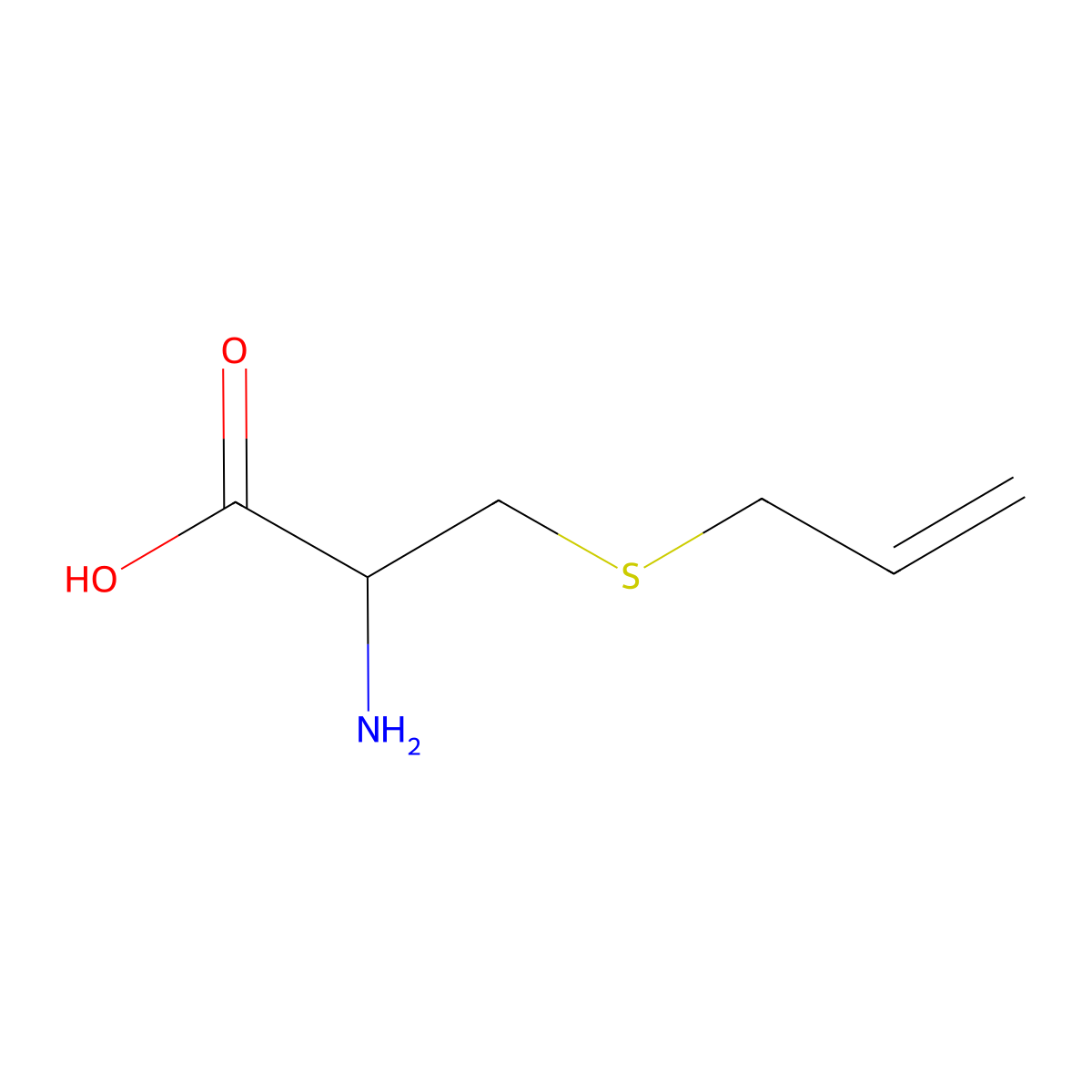 (S)-3-(Allylthio)-2-aminopropanoic acid molecular structure, CAS 770742-93-3