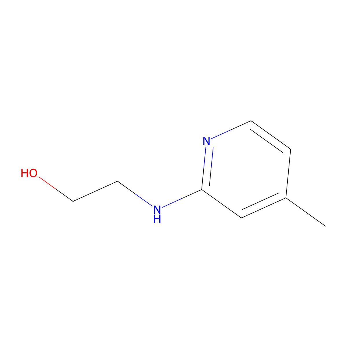 2-[(4-Methyl-1,2-dihydropyridin-2-ylidene)amino]ethan-1-ol molecular structure, CAS 770746-15-1