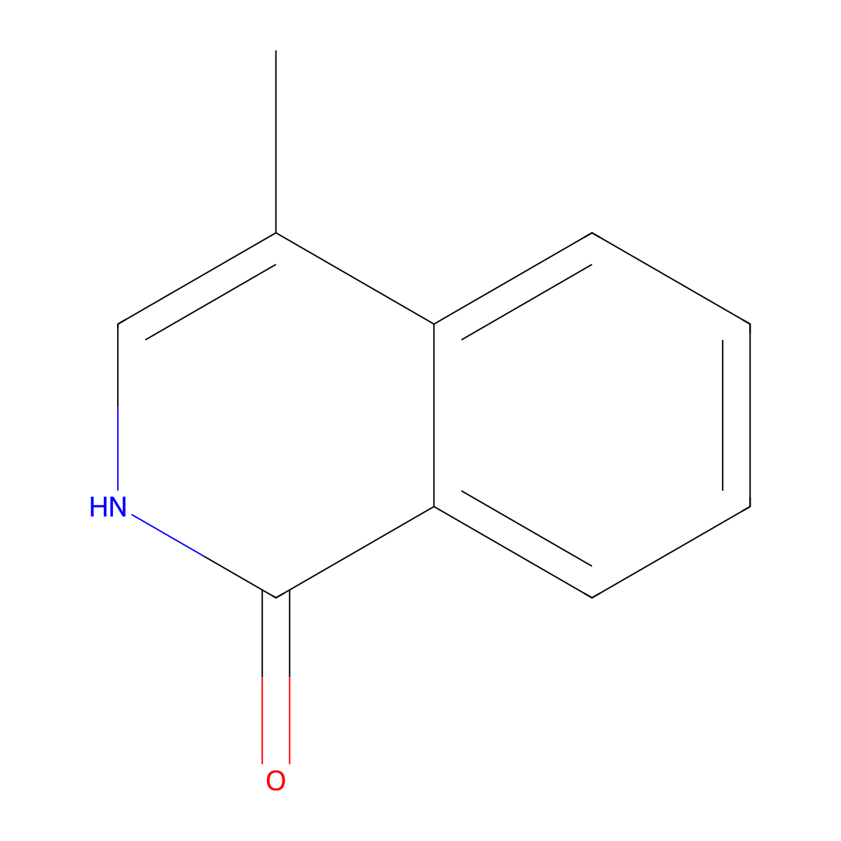 4-methyl-2H-isoquinolin-1-one molecular structure, CAS 77077-83-9